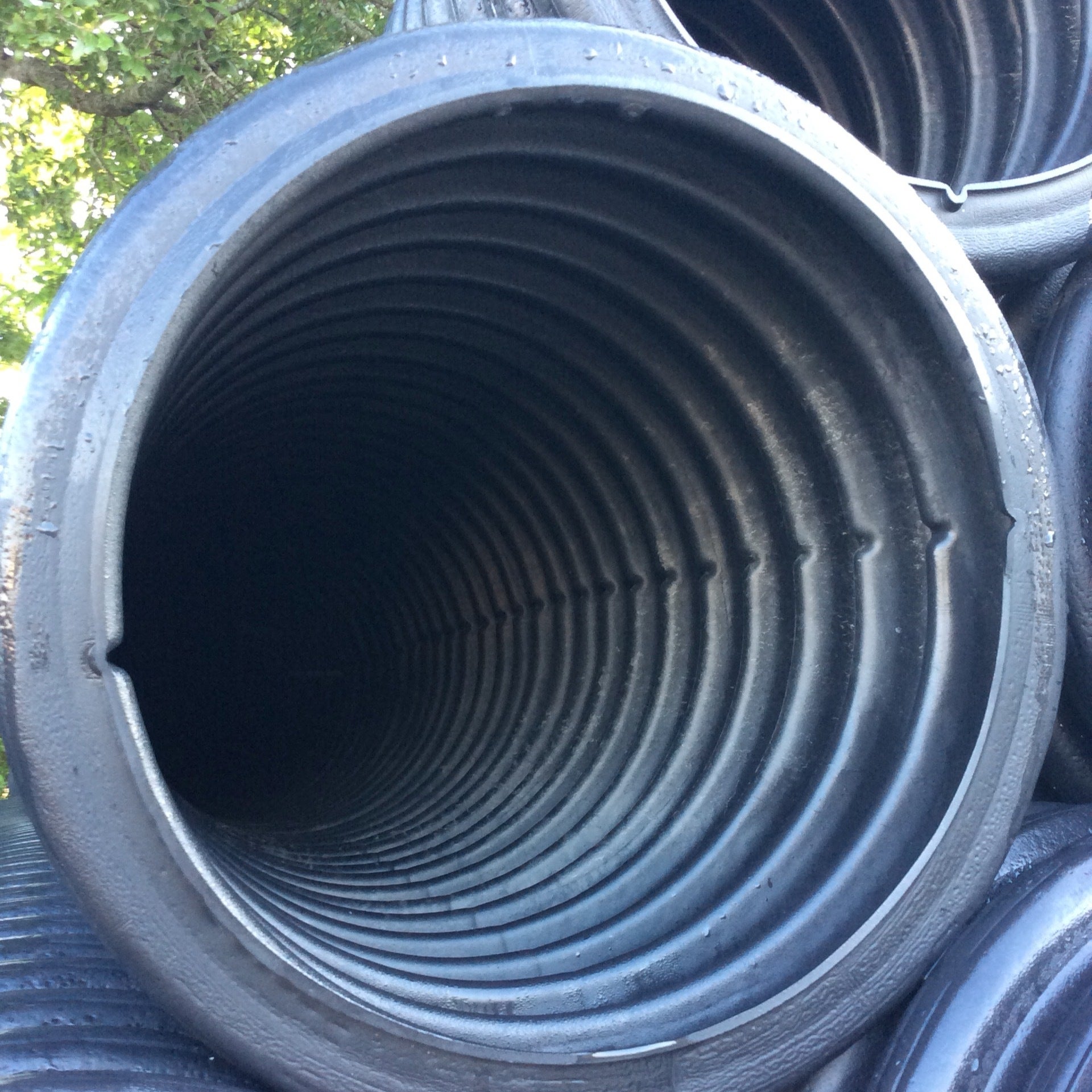 15” Single Wall Culvert Pipe | Alex Pinestraw & Mulch, LLC